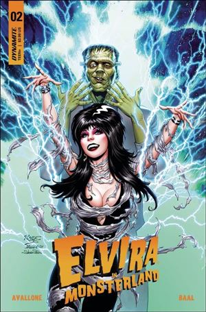 Elvira in Monsterland issue 2-B John Royle Cover