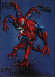 Fleer Ultra Spider-Man (Gold-Foil Signature Parallel Base Set) card 20 Doppelganger