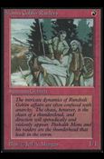 Magic the Gathering: Limited Edition Alpha (Base Set) card 164 Mons's Goblin Raiders