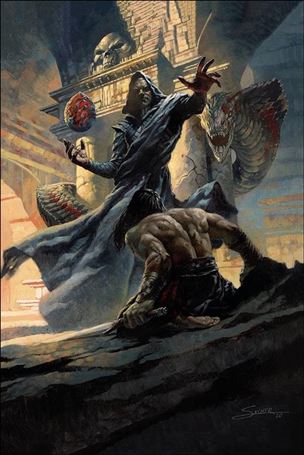 Cimmerian: Hour of the Dragon issue 1-G Valentin Secher 1:20 Virgin Cover