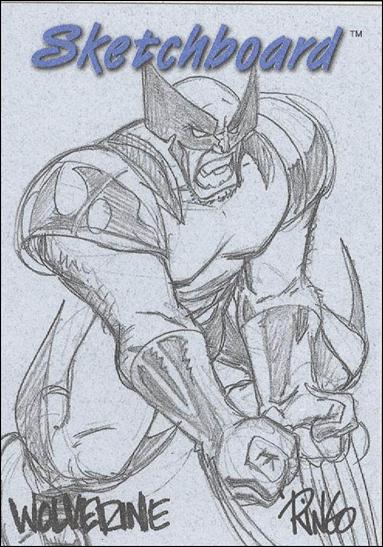 Marvel Creators Collection '98 (Sketchboard Subset) card 2 Wolverine (Blue)