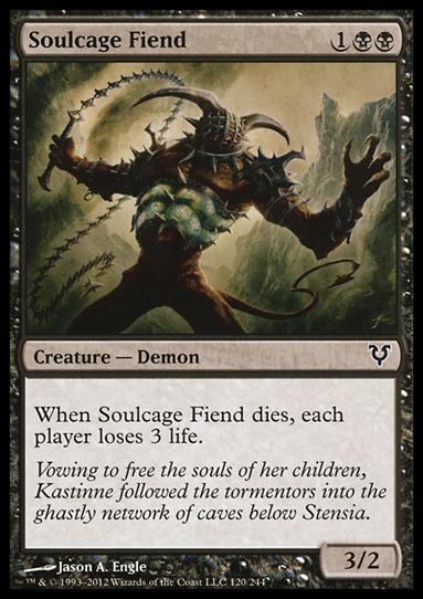 Magic the Gathering: Avacyn Restored (Base Set) card 120 Soulcage Fiend