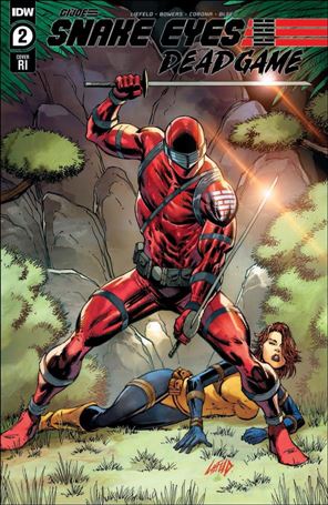 Snake Eyes: Deadgame issue 2-C Rob Liefeld 1:10 Red Costume Cover