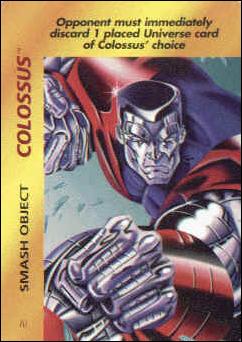 Marvel OverPower (Base Set) card nn74 Colossus: Smash Object