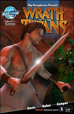 Wrath of the Titans issue 3-B Daniel Vest Cover