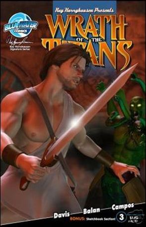 Wrath of the Titans issue 3-B Daniel Vest Cover
