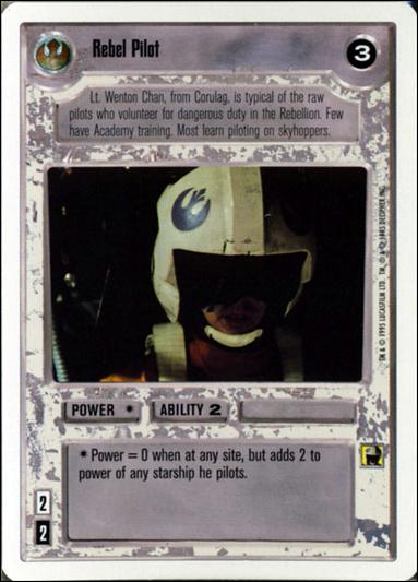 Star Wars: Premiere Unlimited (Base Set) card 193 Rebel Pilot