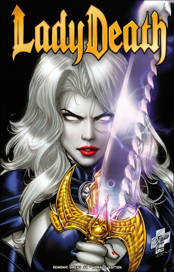 Lady Death: Demonic Omens (2024/01) issue 1-B Diego Bernard Homage Cover