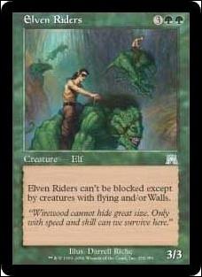 Magic the Gathering: Onslaught (Base Set) card 254 Elven Riders
