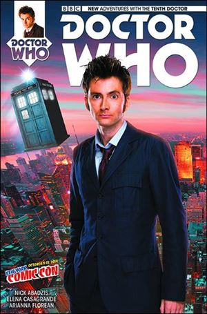 Doctor Who: The Tenth Doctor issue 1-W New York Comic Con Photo Cover