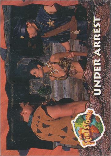 Flintstones: The Movie (Base Set) card 85 Under Arrest