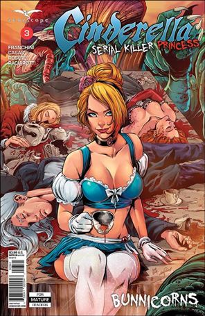 Cinderella Serial Killer Princess issue 3-D Allan Otero Cover