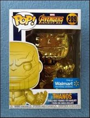 POP! Marvel figure 289-C Thanos (Yellow Chrome)