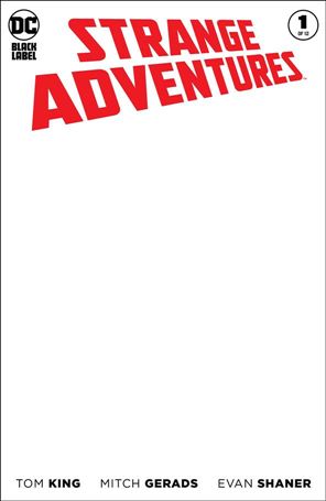 Strange Adventures (2020) issue 1-C Blank/Sketch Cover