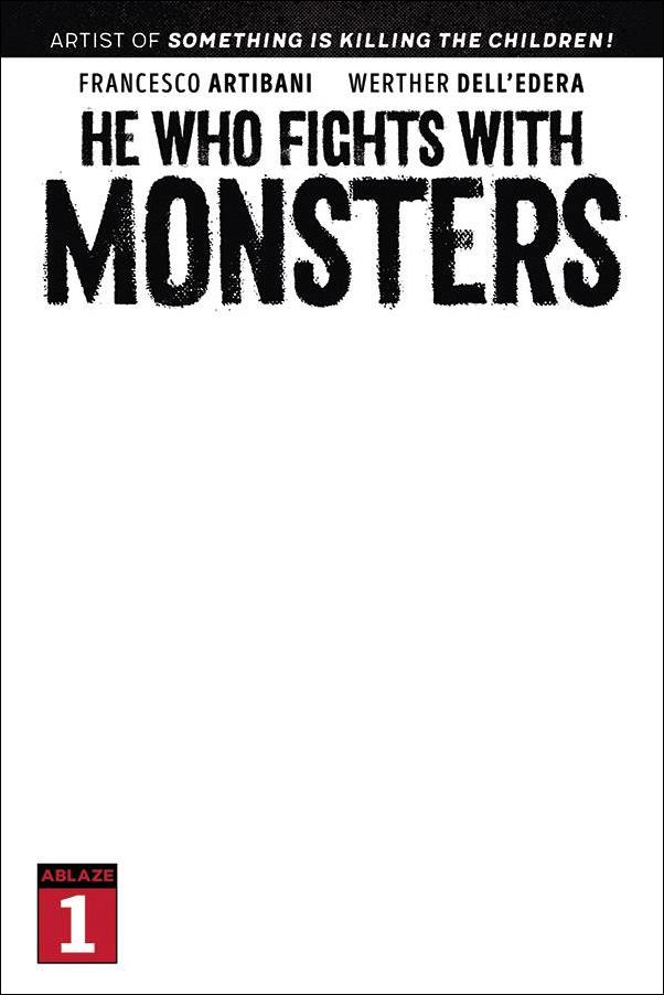 He Who Fights with Monsters issue 1-E Blank/Sketch Cover