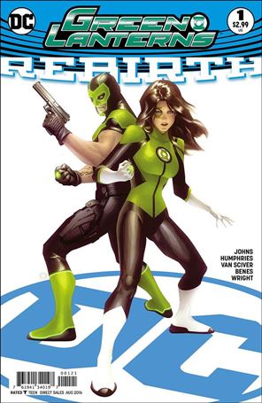 Green Lanterns: Rebirth issue 1-B Alex Garner Cover