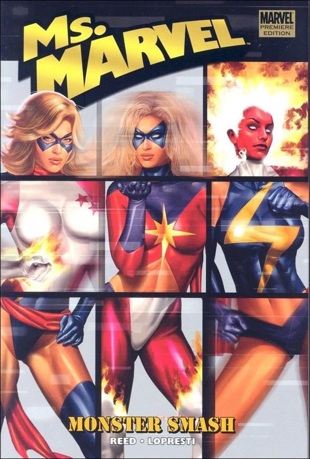 Ms. Marvel (2006) issue 4 Monster Smash - Dust Jacket