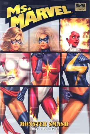 Ms. Marvel (2006) issue 4 Monster Smash - Dust Jacket