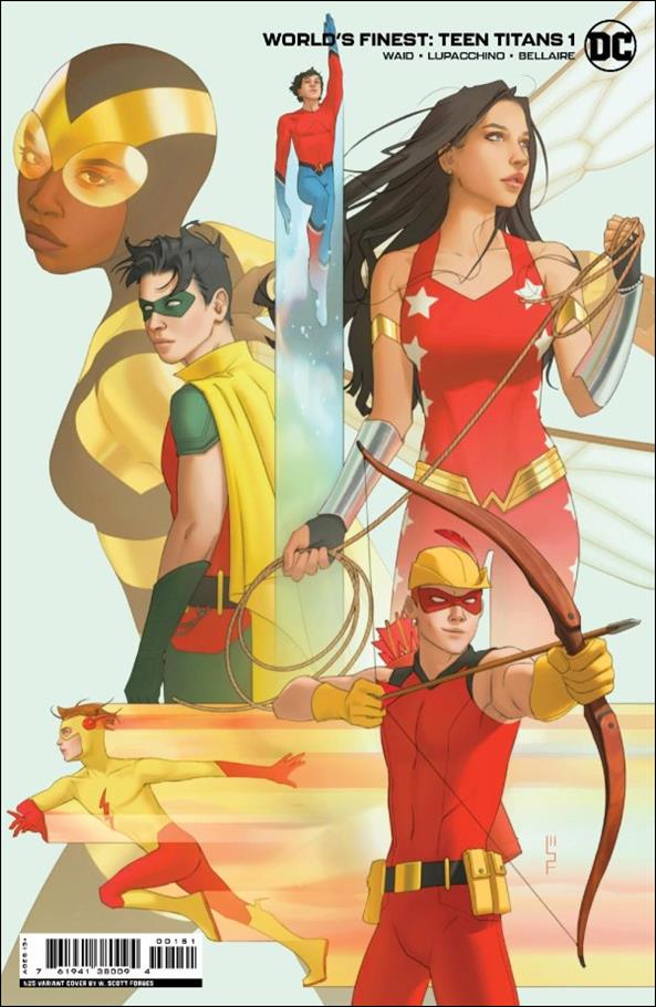 World's Finest: Teen Titans issue 1-F Scott Forbes 1:25 Cardstock Cover
