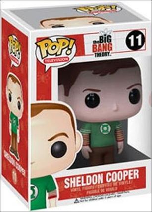 POP! Television figure 11 Sheldon Cooper (Green Lantern T-Shirt)