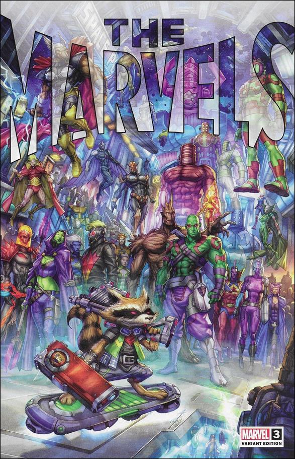 Marvels (2021) issue 3-C Alan Quah Comic Kingdom Canada Cover