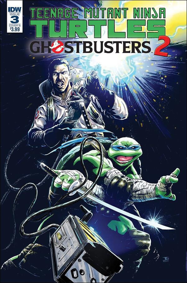 Teenage Mutant Ninja Turtles/Ghostbusters 2 issue 3-B Tadd Galusha Cover