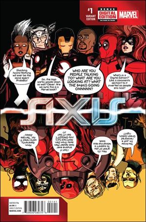 Avengers & X-Men: AXIS issue 1-F Chip Zdarsky Deadpool Party Cover