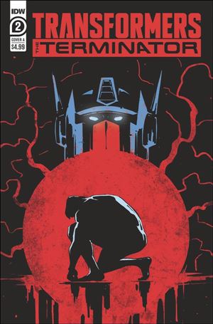 Transformers vs the Terminator issue 2 Gavin Fullerton Cover