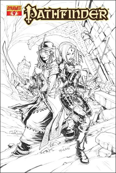 Pathfinder issue 9-C Carlos Gomez 1:xx Black & White Cover
