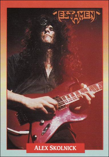Rock Cards (Base Set) card 15 Alex Skolnick