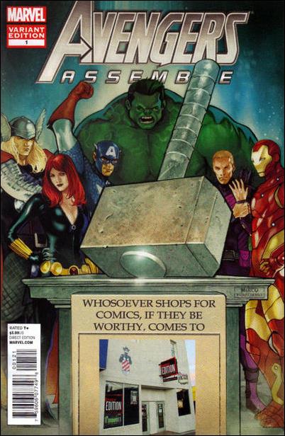 Avengers Assemble (2012) issue 1-MP Limited Edition Comics Hammer Time Cover