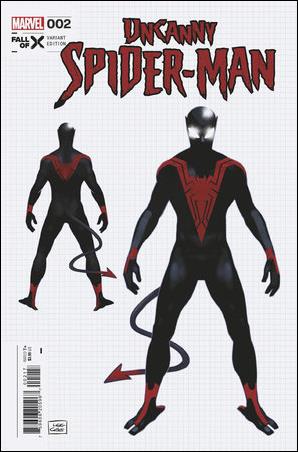 Uncanny Spider-Man issue 2-D Lee Garbett 1:10 Design Cover