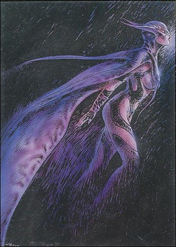 Royo: Secret Desires (Base Set) card 46 Study for Vuelos Negros