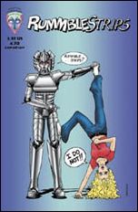 RummbleStrips issue 1 Robot holding girl upside down