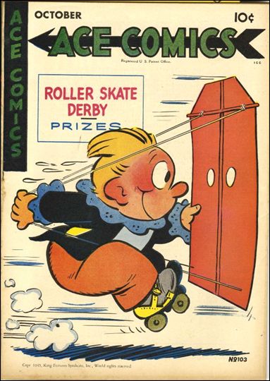 Ace Comics issue 103 Katzenjammer Kids - Roller Skate Derby