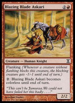 Magic the Gathering: Time Spiral (Base Set) card 146 Blazing Blade Askari