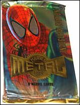 Marvel Metal card 2-B Sealed Pack (Spider-Man Wrapper)