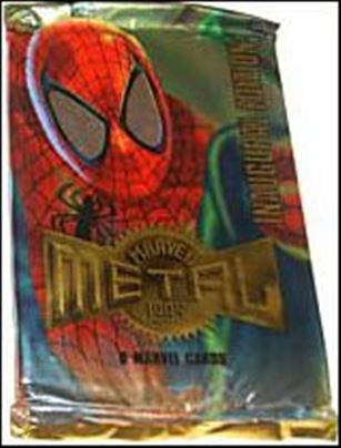 Marvel Metal card 2-B Sealed Pack (Spider-Man Wrapper)