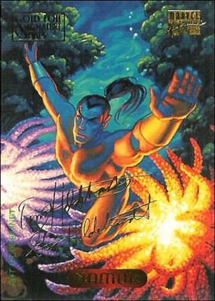 1994 Marvel Masterpieces (Gold-Foil Signature Parallel Base Set) card 81 Namor