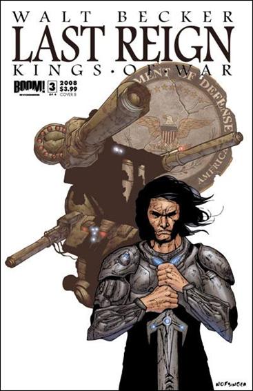 Last Reign issue 3-B John Nofsinger Cover