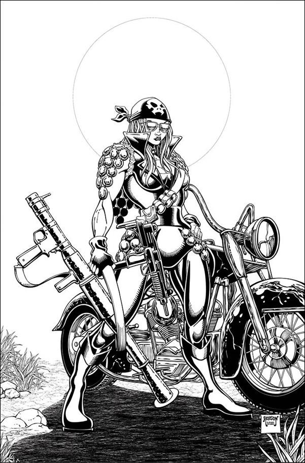 Sonjaversal issue 2-V Will Robson 1:11 Black & White Virgin Cover