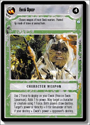 Star Wars: Endor Limited (Base Set) card 180 Ewok Spear