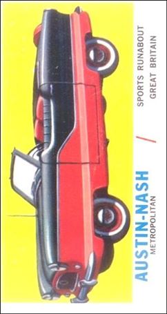 Sports Cars (1961) (Base Set) card 11 Austin-Nash Metropolitan