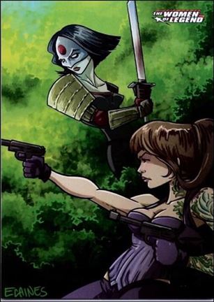 Women of Legend (Base Set) card 62 DC Comics Katana & DC Comics Starling