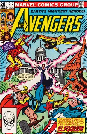 Avengers (1963) issue 212-B UK Price Cover