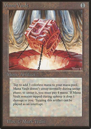 Magic the Gathering: Limited Edition Beta (Base Set) card 261 Mana Vault