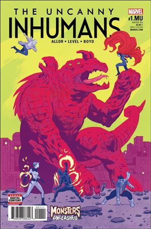 Uncanny Inhumans issue 1.MU Michael Walsh Cover