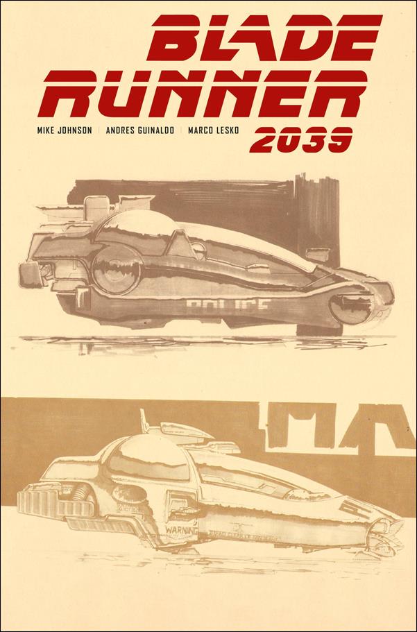 Blade Runner 2039 issue 11-C Syd Mead Cover