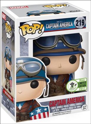 POP! Marvel figure 219 Captain America (2017 Spring Convention Exclusive)