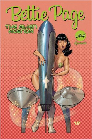 Bettie Page: The Alien Agenda issue 4-C Stephane Roux Cover